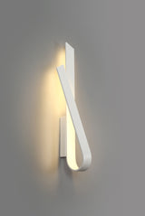 MEB3637 Mebsuta Wall Lamp 12W LED in a Sand White/Frosted White Finish