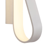 MEB3637 Mebsuta Wall Lamp 12W LED in a Sand White/Frosted White Finish