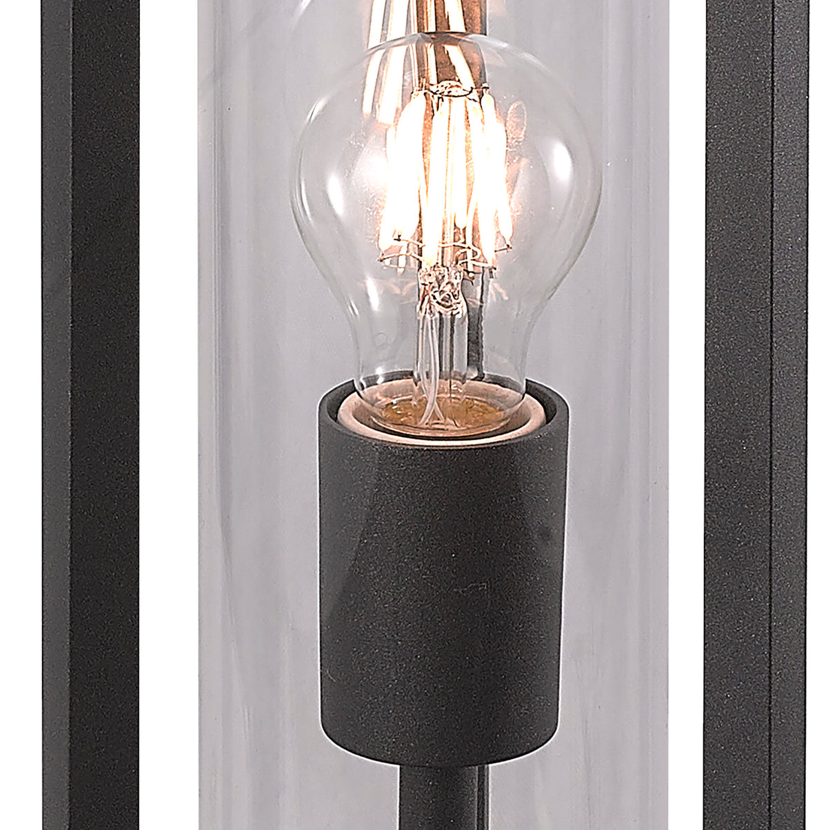 MEI3607 Meissa 50cm Post Lamp IP65 Indoor/Outdoor Use in a Anthracite/Clear Finish