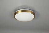 MEN7577 Menkib Ceiling 12W LED IP44 in a Soft Bronze/White Finish, Suitable for Bathrooms