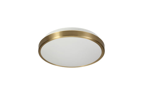 MEN7577 Menkib Ceiling 12W LED IP44 in a Soft Bronze/White Finish, Suitable for Bathrooms