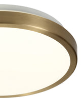 MEN7577 Menkib Ceiling 12W LED IP44 in a Soft Bronze/White Finish, Suitable for Bathrooms