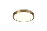 MEN7577 Menkib Ceiling 12W LED IP44 in a Soft Bronze/White Finish, Suitable for Bathrooms