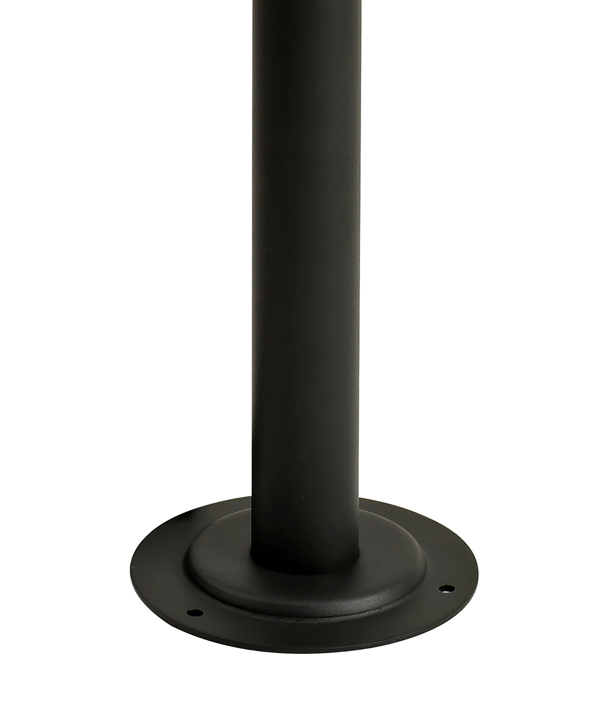 MER0217 Merga 78cm Tall Post 1 Light IP54 Indoor/Outdoor Use in a Graphite Black/Clear Finish