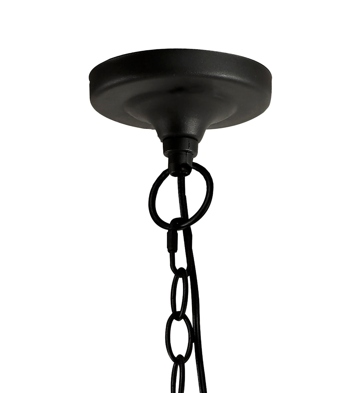 MER8117 Merga Pendant 1 Light IP54 Indoor/Outdoor Use in a Graphite Black/Clear Finish