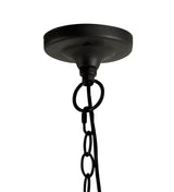 MER8117 Merga Pendant 1 Light IP54 Indoor/Outdoor Use in a Graphite Black/Clear Finish