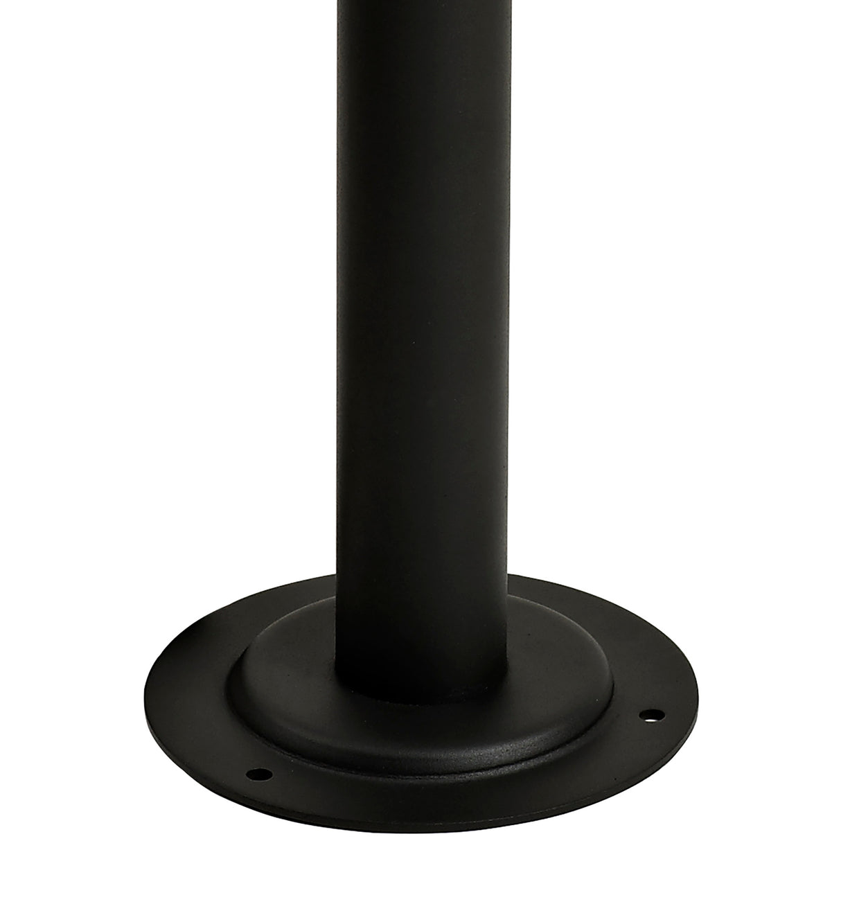 MER9117 Merga 58cm Short Post 1 Light IP54 Indoor/Outdoor Use in a Graphite Black/Clear Finish