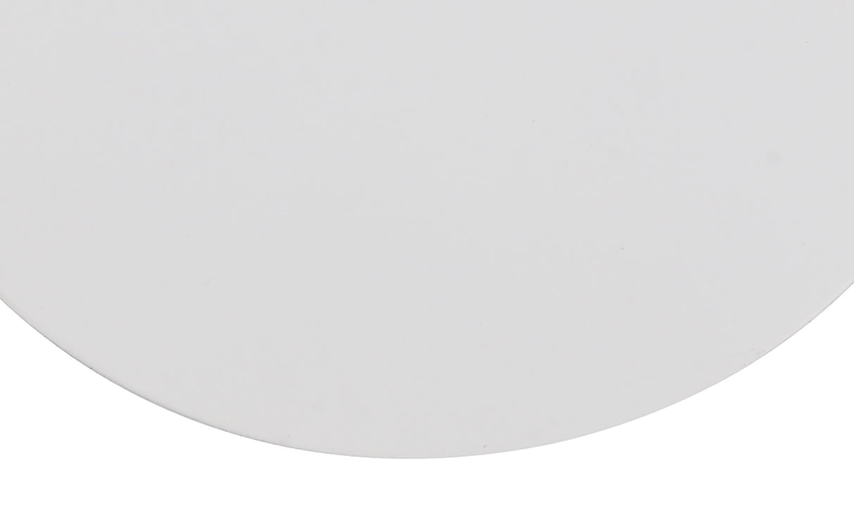 MER0807 Merope 150mm Non-Electric Round Plate in a Sand White Finish