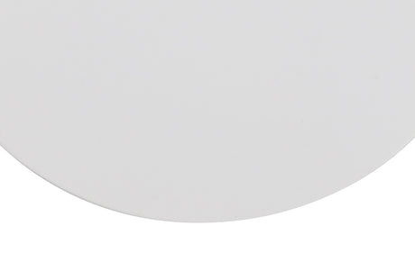 MER0807 Merope 150mm Non-Electric Round Plate in a Sand White Finish