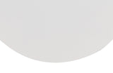 MER1807 Merope 200mm Non-Electric Round Plate in a Sand White Finish