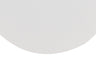 MER1807 Merope 200mm Non-Electric Round Plate in a Sand White Finish