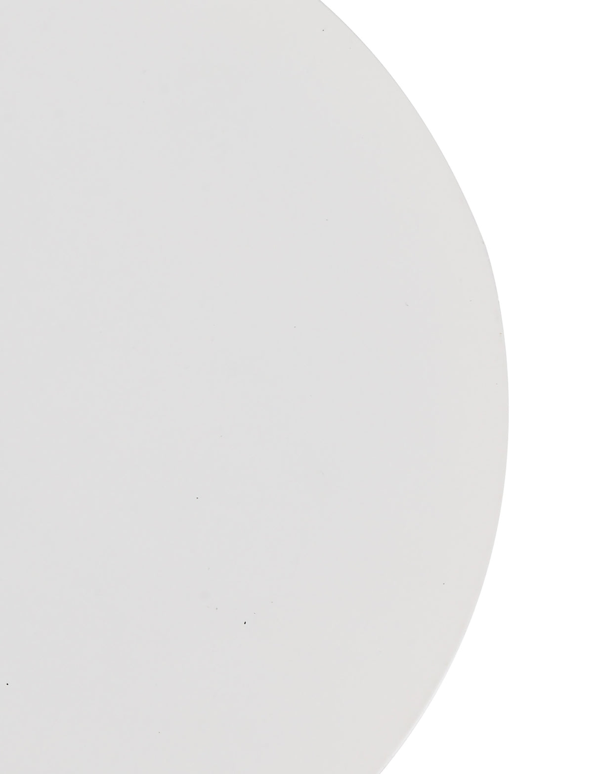 MER1807 Merope 200mm Non-Electric Round Plate in a Sand White Finish