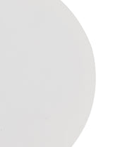 MER1807 Merope 200mm Non-Electric Round Plate in a Sand White Finish