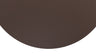 MER4517 Merope 200mm Non-Electric Round Plate in a Coffee Finish