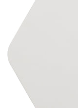 MER4807 Merope 150mm Non-Electric Hexagonal Plate in a Sand White Finish