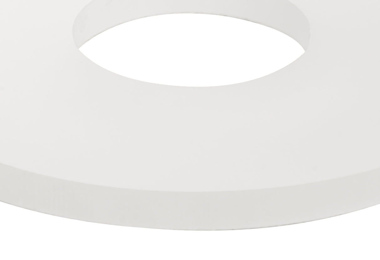 MER6807 Merope 190mm Non-Electric Round Acrylic in a Frosted Finish