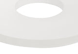 MER6807 Merope 190mm Non-Electric Round Acrylic in a Frosted Finish