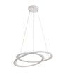 MIN9677 Messina Pendant 40W LED 3 Step Dimming in a Matt White Finish