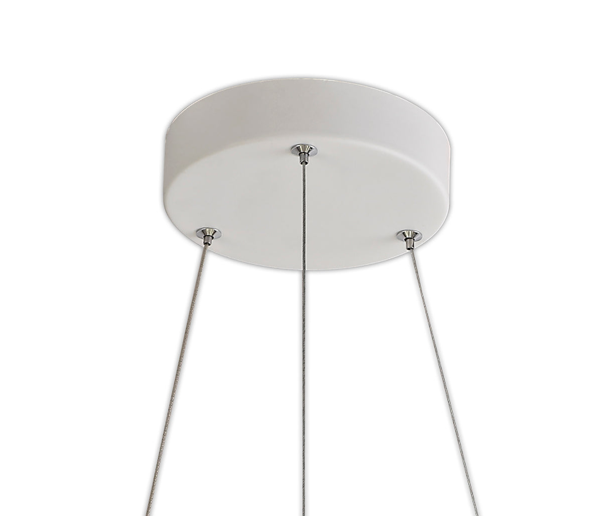 MIN9677 Messina Pendant 40W LED 3 Step Dimming in a Matt White Finish