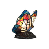 MIZ1037 Mizor 16cm 1 Light Table Lamp in a Blue/Brown/Black/Clear Finish and Clear Crystal