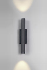 NOS5067 Nosaxa Wall Lamp 6W LED in a Dark Grey/Opal White Finish