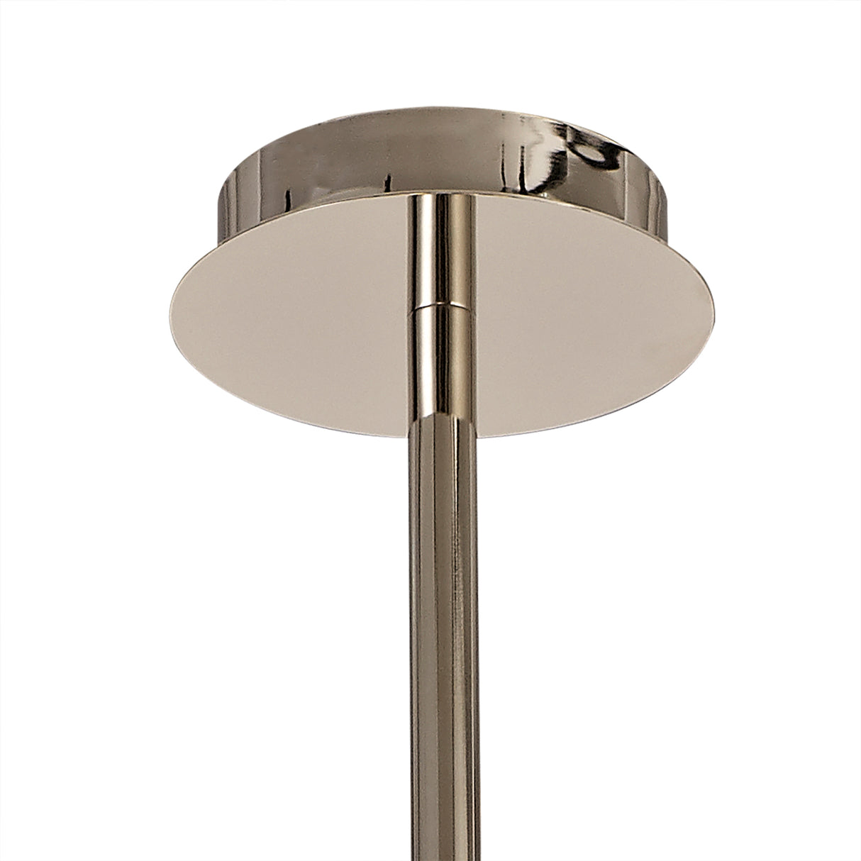 NUN2937 Nunki Pendant 9 Light in a Polished Nickel Finish and Clear Crystal