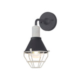 OGM0487 Ogma Wall Lamp 1 Light IP65 Outdoor in a Anthracite/Matt White/Clear Finish