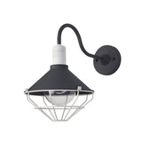 OGM3487 Ogma Wall Lamp 1 Light IP65 Outdoor in a Anthracite/Matt White/Clear Finish