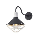 OGM3487 Ogma Wall Lamp 1 Light IP65 Outdoor in a Anthracite/Matt White/Clear Finish