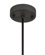 OGM4487 Ogma Pendant 1 Light IP65 Outdoor in a Anthracite/Matt White/Clear Finish