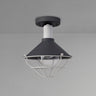 OGM5487 Ogma Semi Ceiling 1 Light IP65 Outdoor in a Anthracite/Matt White/Clear Finish