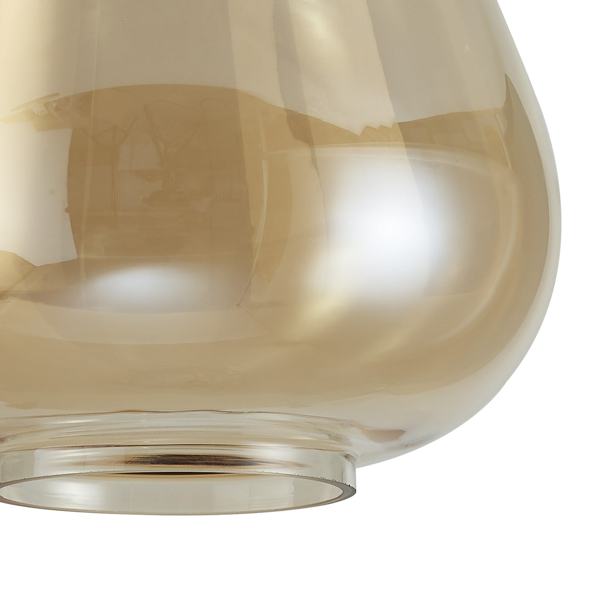 OLE3318 Olean Narrow Pendant 1 Light in a Ancient Brass/Clear Finish