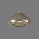 OLE4318 Olean Wide Pendant 1 Light in a Ancient Brass/Clear Finish