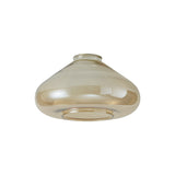 OLE4318 Olean Wide Pendant 1 Light in a Ancient Brass/Clear Finish