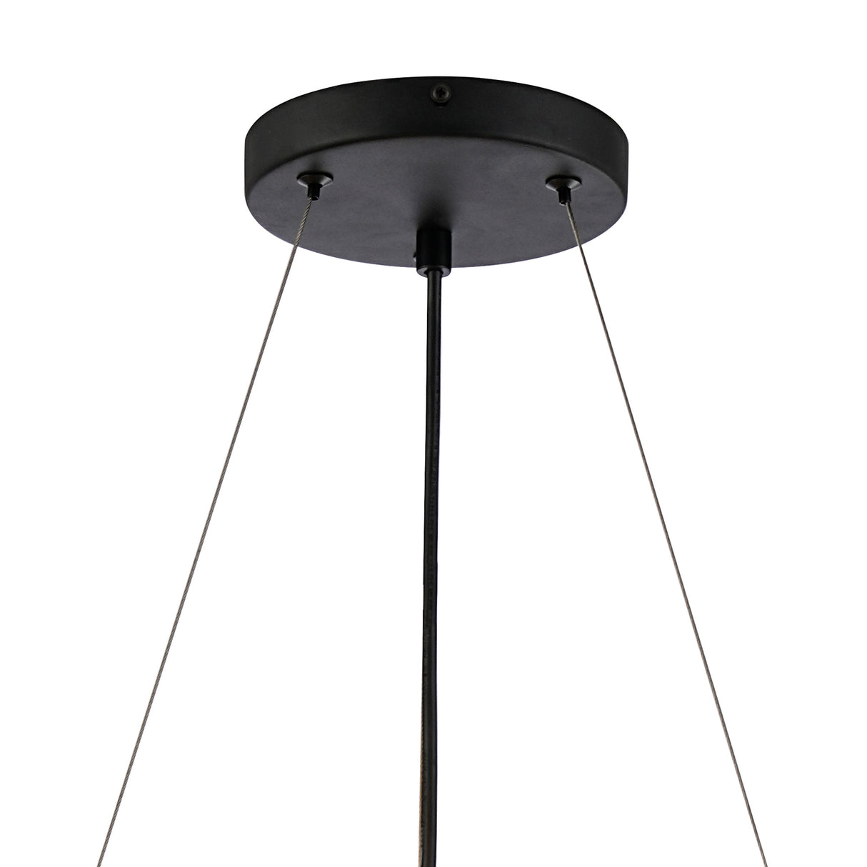 ORI0059BL/SM Orion 18 Light Ceiling Pendant Satin Black_Smoked