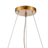 ORI0059BR_AM Orion 18 Light Ceiling Pendant Brass_Amber