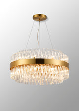 ORI0059BR_CL Orion 18 Light Ceiling Pendant Brass_Clear