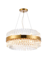 ORI0059BR_CL Orion 18 Light Ceiling Pendant Brass_Clear