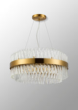 ORI0059BR_CL Orion 18 Light Ceiling Pendant Brass_Clear