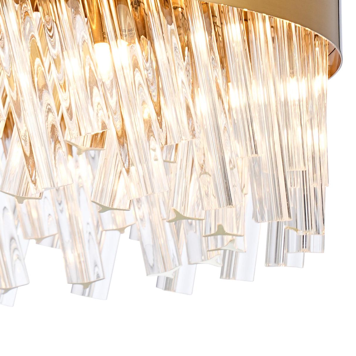 ORI0059BR_CL Orion 18 Light Ceiling Pendant Brass_Clear