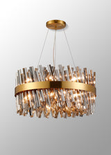 ORI0059BR_SM Orion 18 Light Ceiling Pendant Brass_Smoked