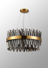 ORI0059BR_SM Orion 18 Light Ceiling Pendant Brass_Smoked