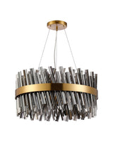 ORI0059BR_SM Orion 18 Light Ceiling Pendant Brass_Smoked