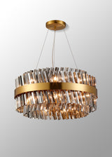 ORI0059BR_SM Orion 18 Light Ceiling Pendant Brass_Smoked