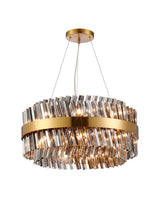 ORI0059BR_SM Orion 18 Light Ceiling Pendant Brass_Smoked