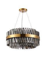 ORI0059BR_SM Orion 18 Light Ceiling Pendant Brass_Smoked