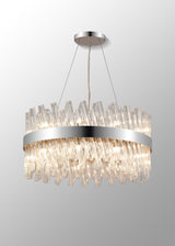 ORI0059PN_CL Orion 18 Light Ceiling Pendant Polished Nickel_Clear