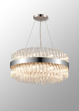 ORI0059PN_CL Orion 18 Light Ceiling Pendant Polished Nickel_Clear