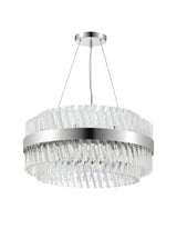 ORI0059PN_CL Orion 18 Light Ceiling Pendant Polished Nickel_Clear