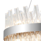 ORI0059PN_CL Orion 18 Light Ceiling Pendant Polished Nickel_Clear